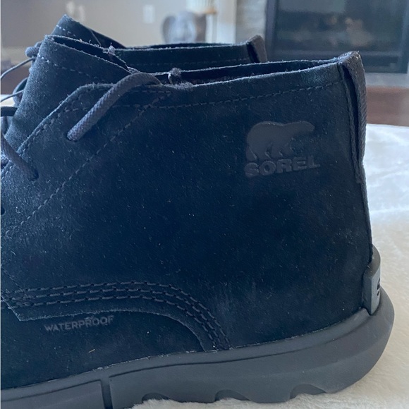 Sorel Explorer Next Drift Men’s Short Lace Up Boot in Black Size 7 - Picture 7 of 10